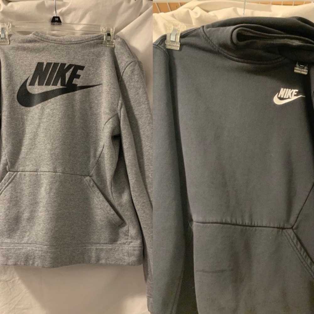 Lot of 2 Nike pullover hoodies